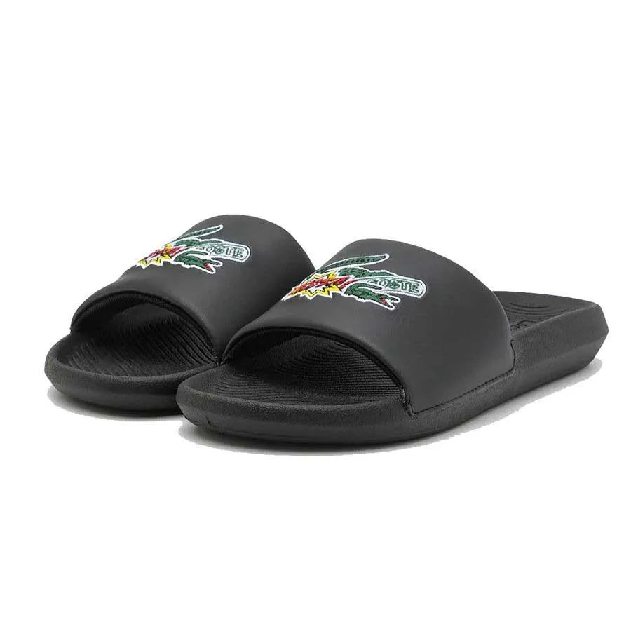 Dép Lacoste - Dép Lacoste Croco Slide 222 5CMA CM00034 Màu Đen Size 42 - Vua Hàng Hiệu