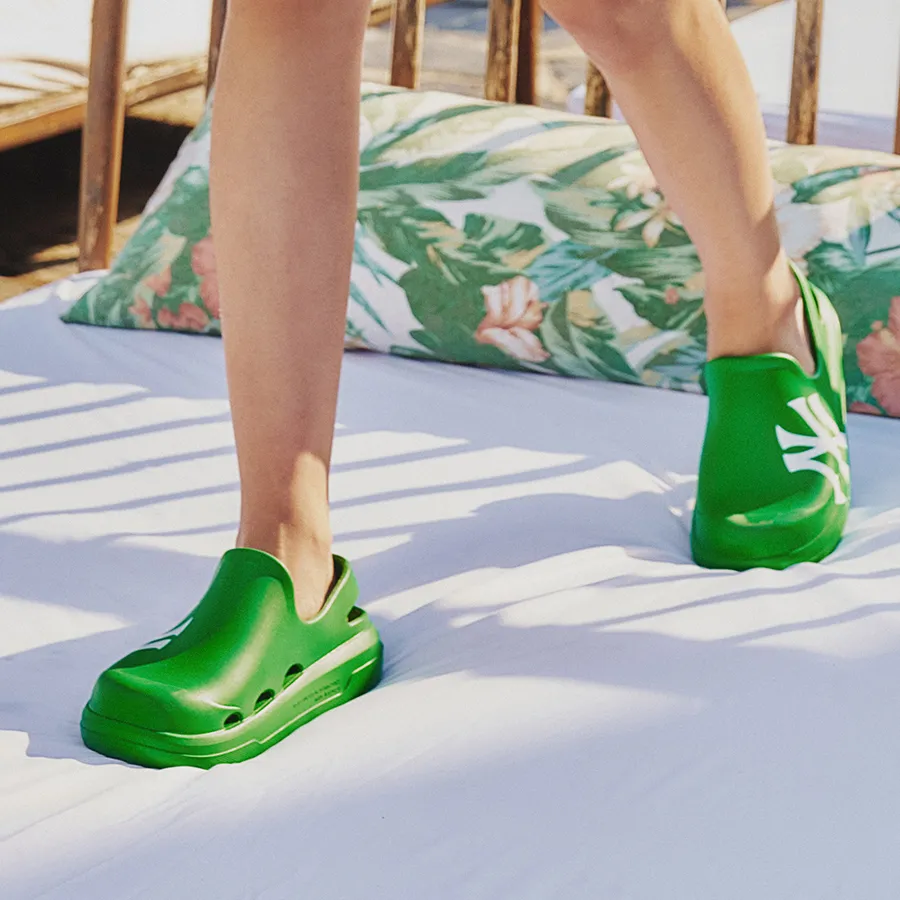 Order Dép Sục MLB Chunky Bouncer New York Yankees 3ASDCBC33-50GNS Màu Xanh  Green, Giá tốt