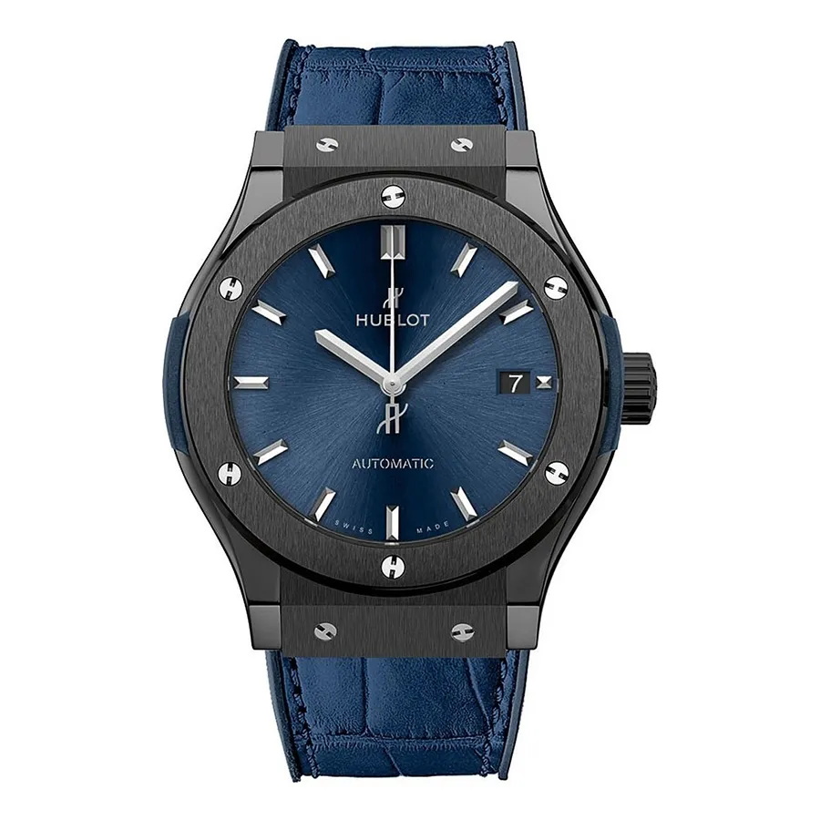 Đồng hồ Xanh lam - Đồng Hồ Nam Hublot Classic Fusion Ceramic Blue 542.CM.7170.LR Màu Xanh Lam - Vua Hàng Hiệu