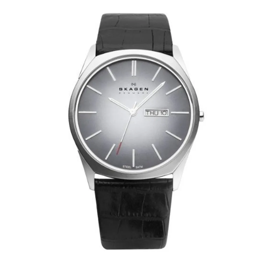 Đồng Hồ Nam Skagen 890XLSLM Dây Da Màu Đen