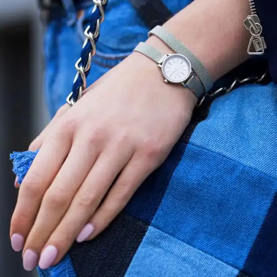 Đồng Hồ Nữ Skagen Double Wrap SKW2601 Màu Vàng Bạc