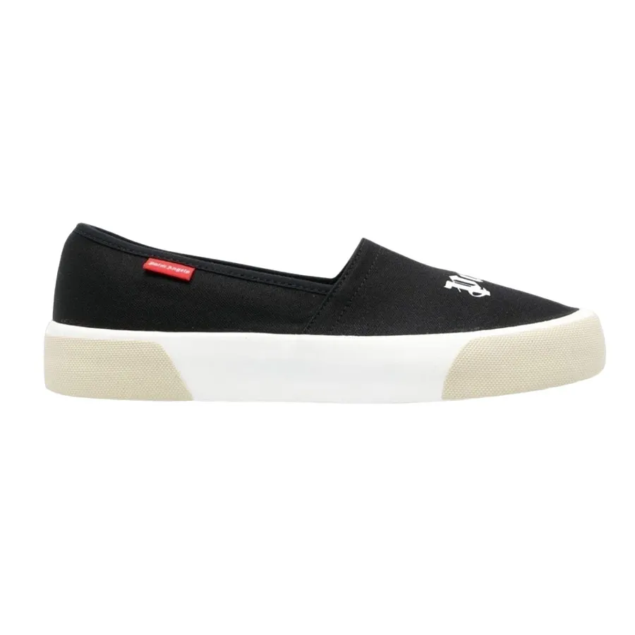 Giày Slip On Nam Palm Angels Black Logo Printed PMIB004S23FAB0011001 Màu Đen Size 39