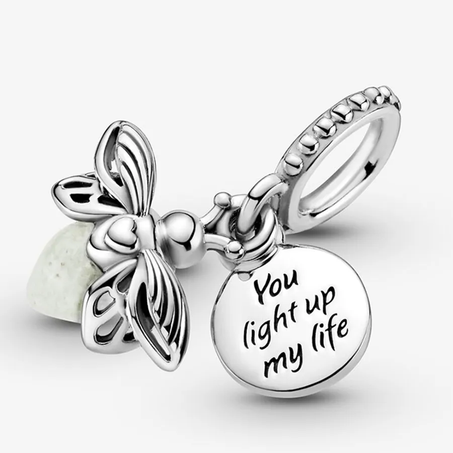 Mua Hạt Vòng Charm Pandora Glow-In-The-Dark Firefly Dangle 799352C01 ...