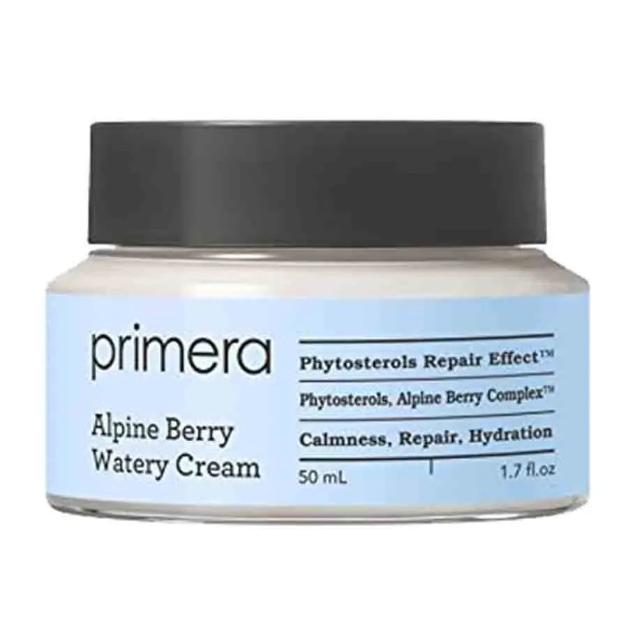 Mỹ phẩm Sữa/Kem dưỡng ẩm - Kem Dưỡng Ẩm Primera Alpine Berry Watery Cream 50ml - Vua Hàng Hiệu