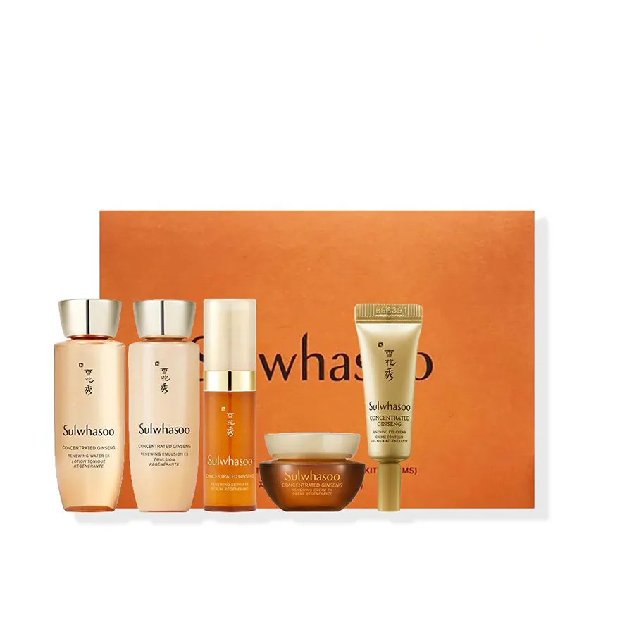 Sulwhasoo - Set 5 Sản Phẩm Dưỡng Da Từ Nhân Sâm Sulwhasoo Concentrated Ginseng Kit 5 Items - Vua Hàng Hiệu