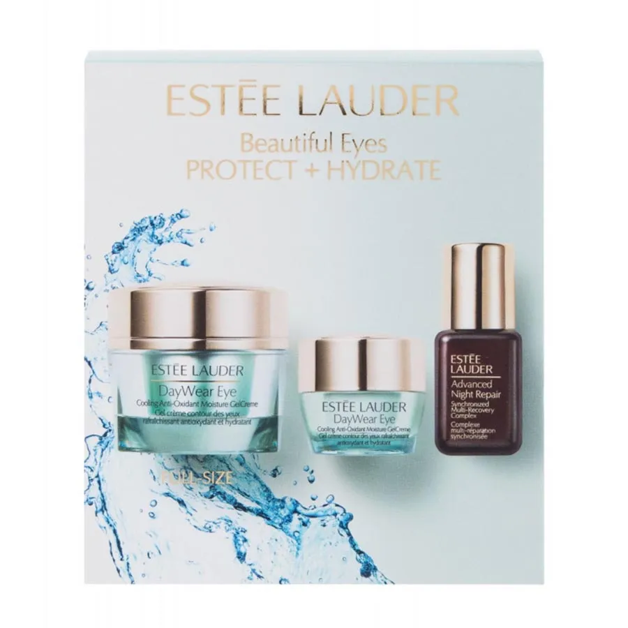 Mỹ phẩm Estée Lauder Mọi loại da - Set Dưỡng Da Estée Lauder Beautiful Eyes Protect + Hydrate 3 Món - Vua Hàng Hiệu