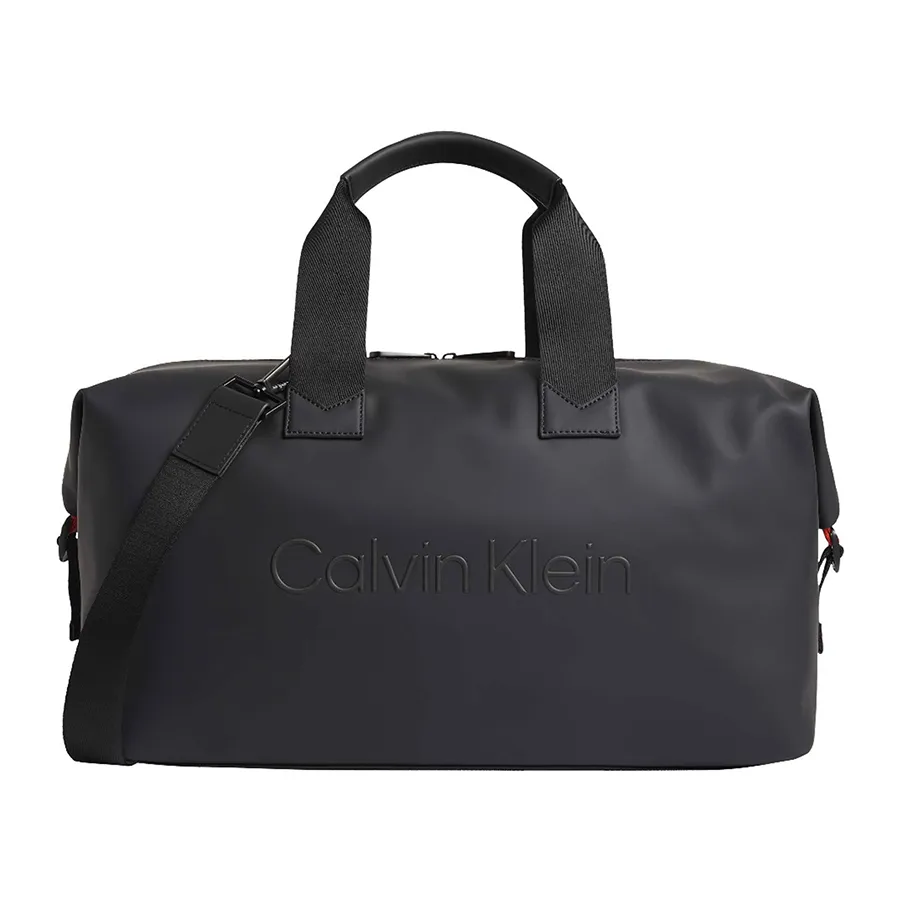 Túi xách Calvin Klein - Túi Trống Nam Calvin Klein CK Rubberized Bag K50K509563 Nero Màu Đen - Vua Hàng Hiệu