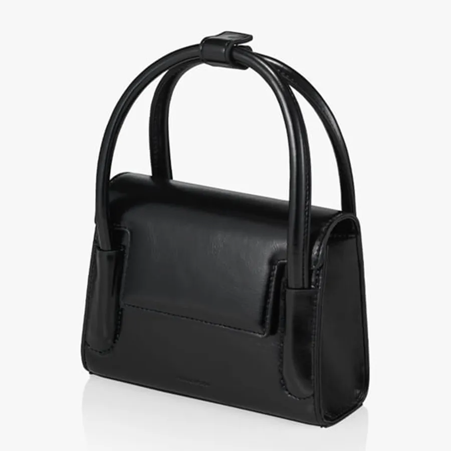 Túi Xách Tay Nữ Find Kapoor Marty Bag 18 Crinkled – Black Màu Đen 
