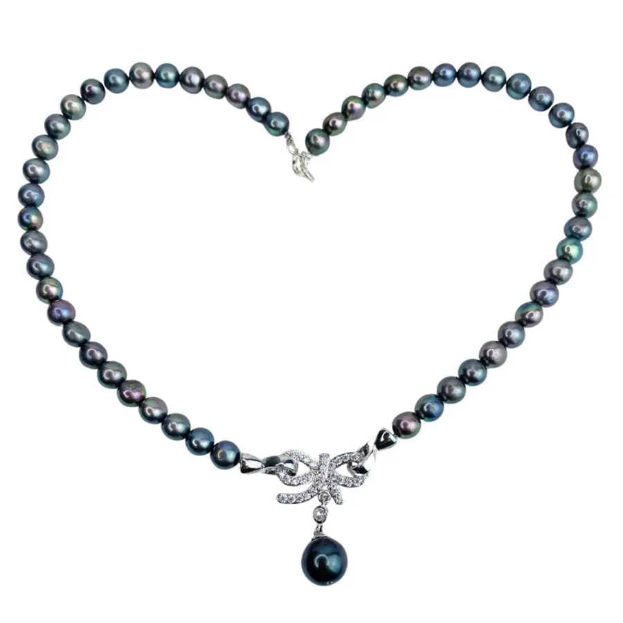 Trang sức Minh Hà Pearl Jewelry Ngọc trai - Vòng Cổ Ngọc Trai Nữ Minh Hà Pearl Jewelry MH480 Phối Màu - Vua Hàng Hiệu