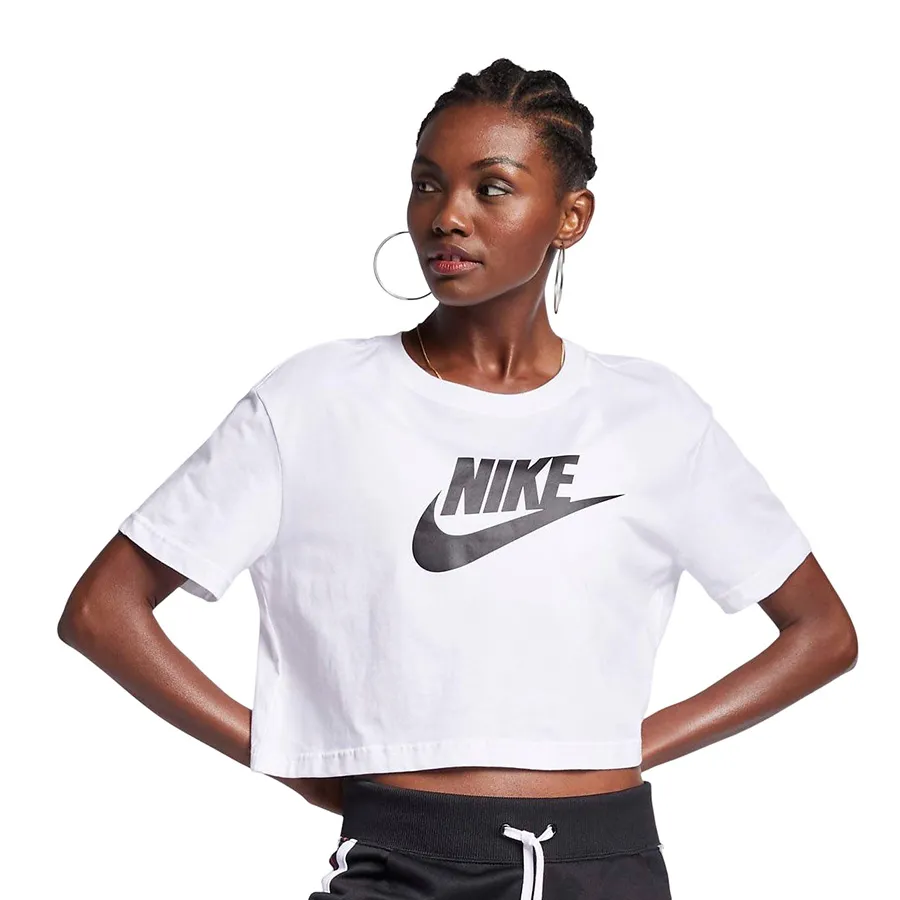 nike essential fleece cropped crew