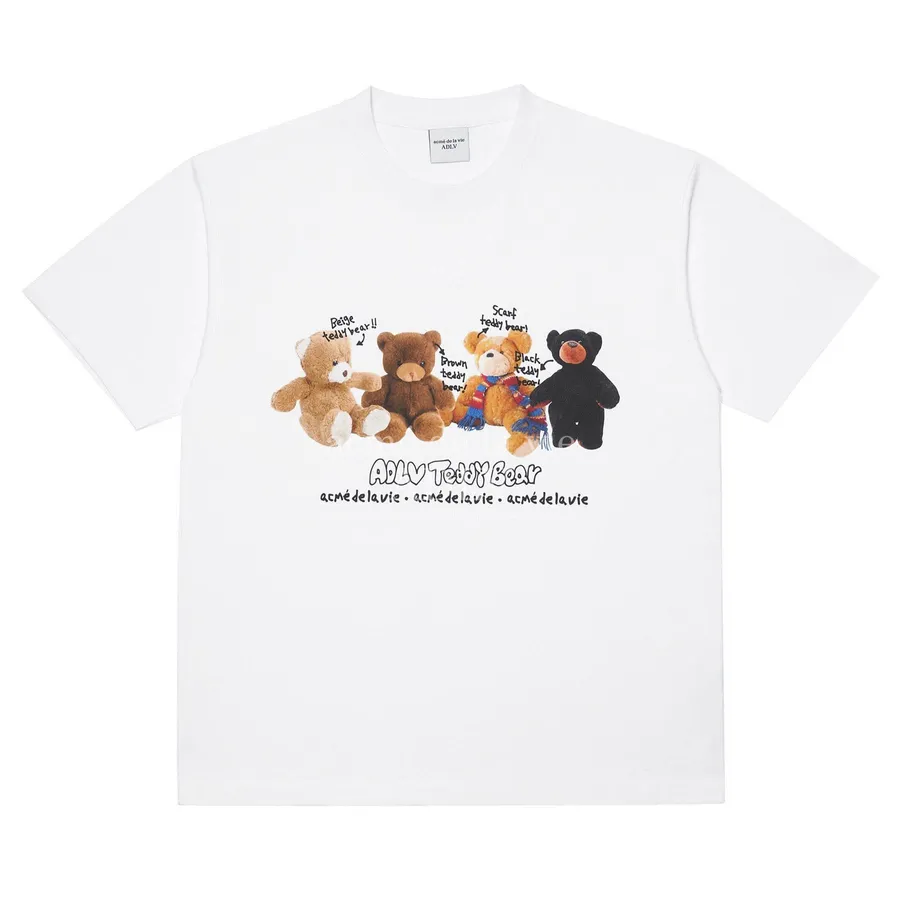 Thời trang Acmé De La Vie Trắng - Áo Phông Acmé De La Vie ADLV Teddy Bear Doll Friend T-Shirt Màu Trắng Size 1 - Vua Hàng Hiệu