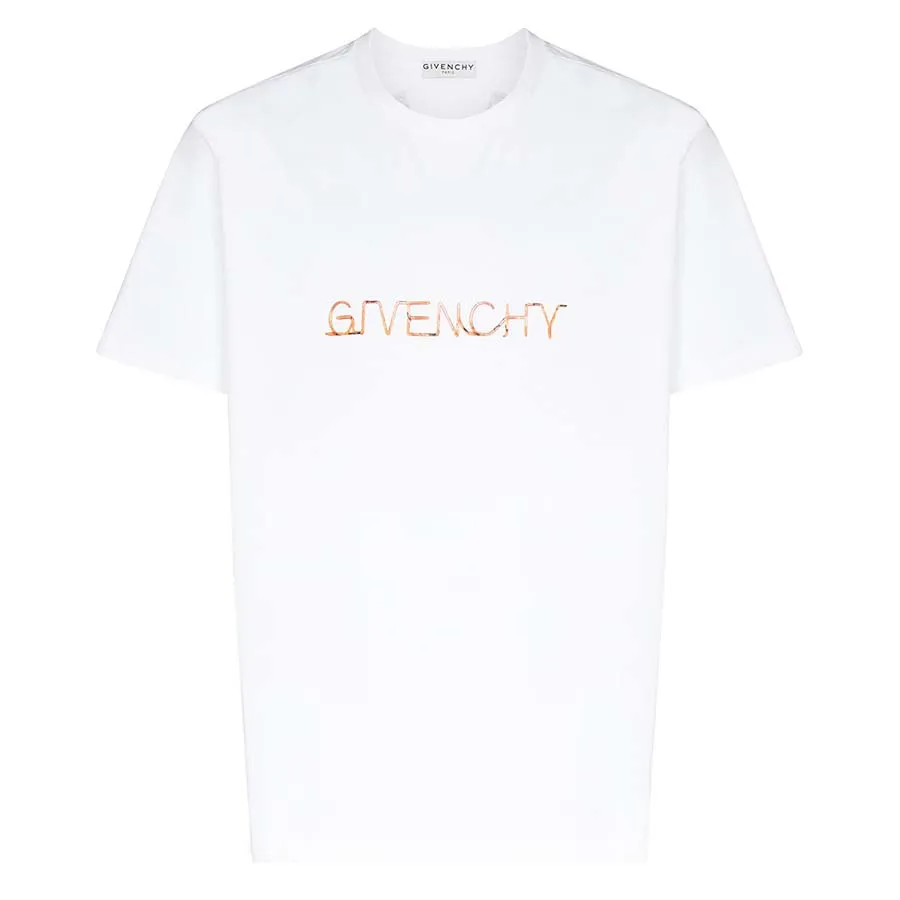 Áo Phông Nam Givenchy Neon Lights Print T-Shirt Màu Trắng