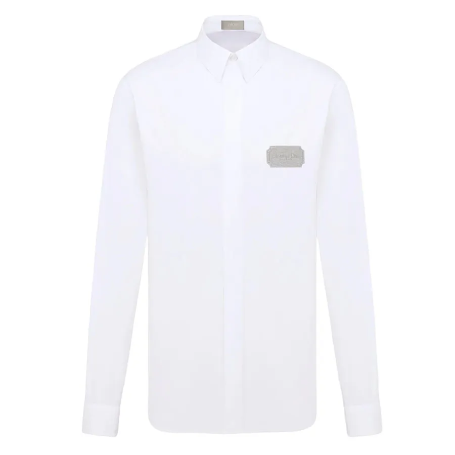 Pattern Plain Poly Cotton Dior Party Wear Exclusive Shirt For Men