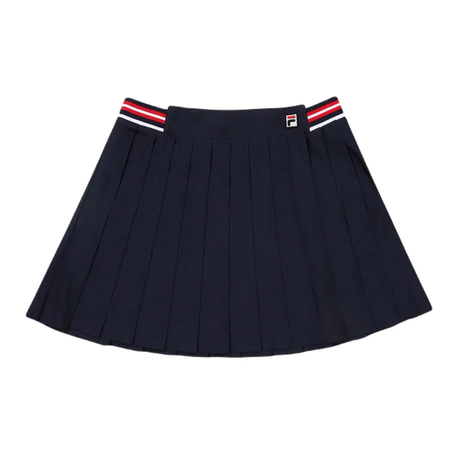 Thời trang Fila Hàn Quốc - Chân Váy Nữ Lady Tennis Life Pleats FS2SKF2361F-INA Màu Xanh Navy - Vua Hàng Hiệu