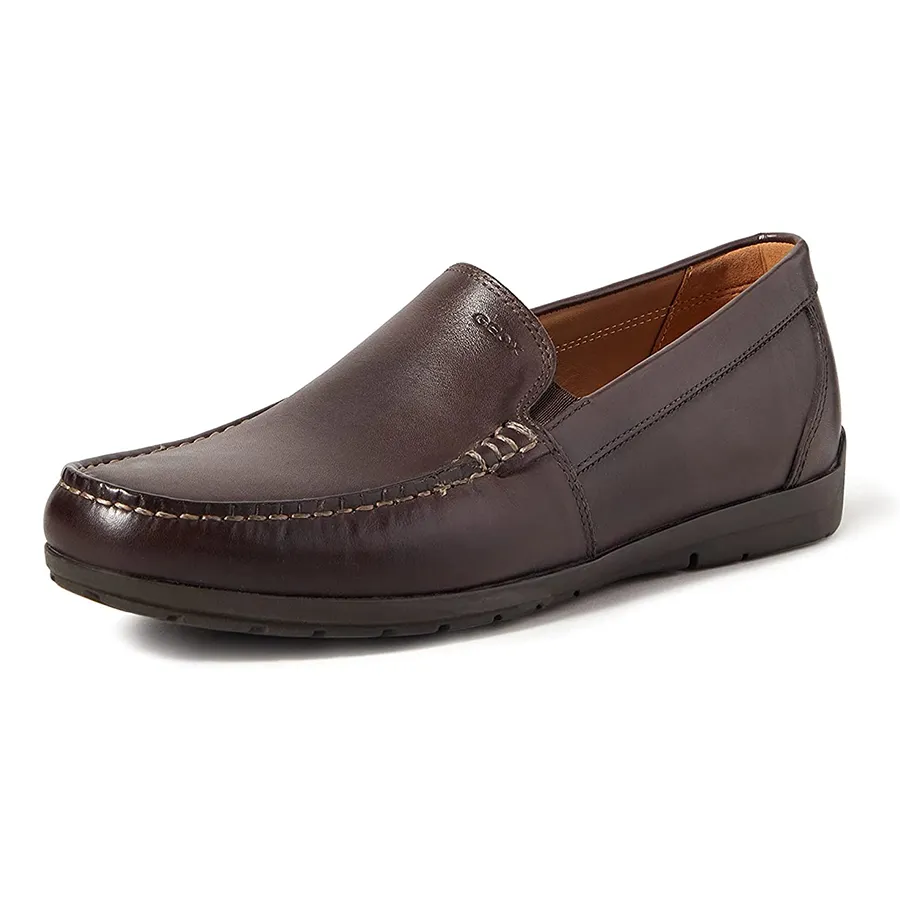 Geox U SIRON W C heren MOCCASINS, Bruin, 46 EU