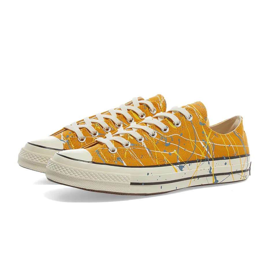 Giày Converse - Giày Sneakers Converse Chuck 1970s Paint Splatter Low Màu Vàng Size 42 - Vua Hàng Hiệu