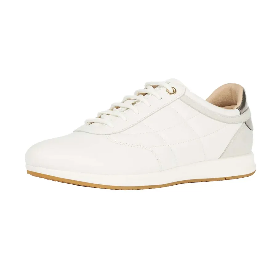 Giày Nappa - Giày Sneakers Nữ Geox D Avery C - Nappa Màu Trắng Size 35 - Vua Hàng Hiệu