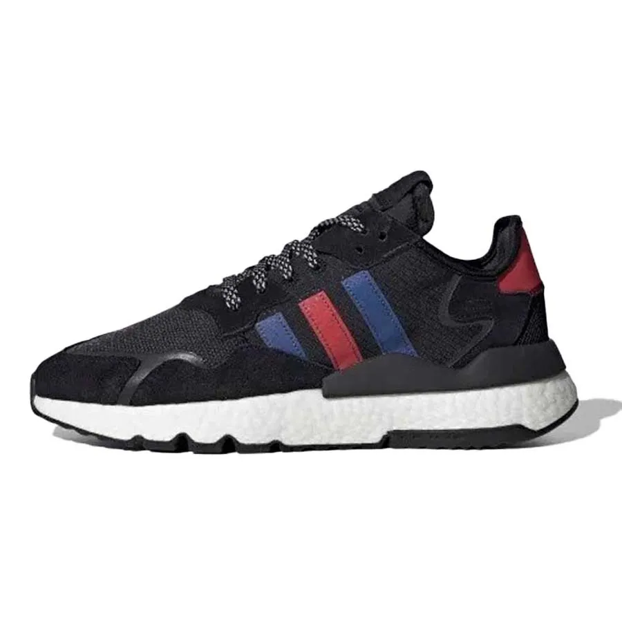 Giày - Giày Thể Thao Adidas Nite Jogger 'Black-Blue-Red' Màu Đen - Vua Hàng Hiệu