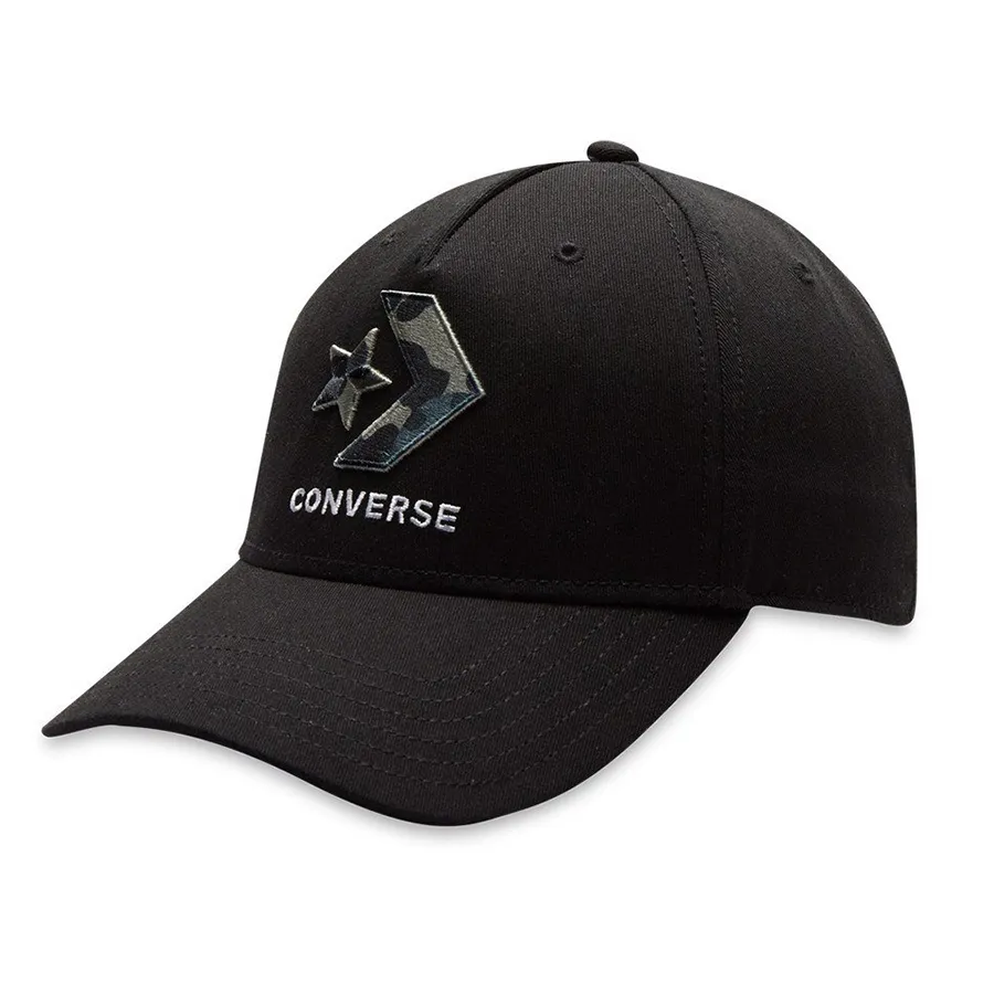 Converse 100%Polyester - Mũ Converse Graphic Baseball 10007958_001 Màu Đen - Vua Hàng Hiệu