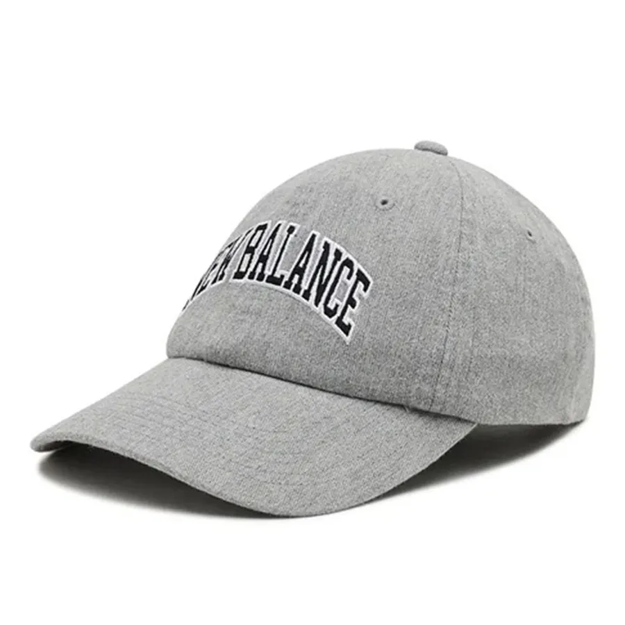 New Balance - Mũ New Balance Logo Hat LAH03010AG Màu Xám - Vua Hàng Hiệu