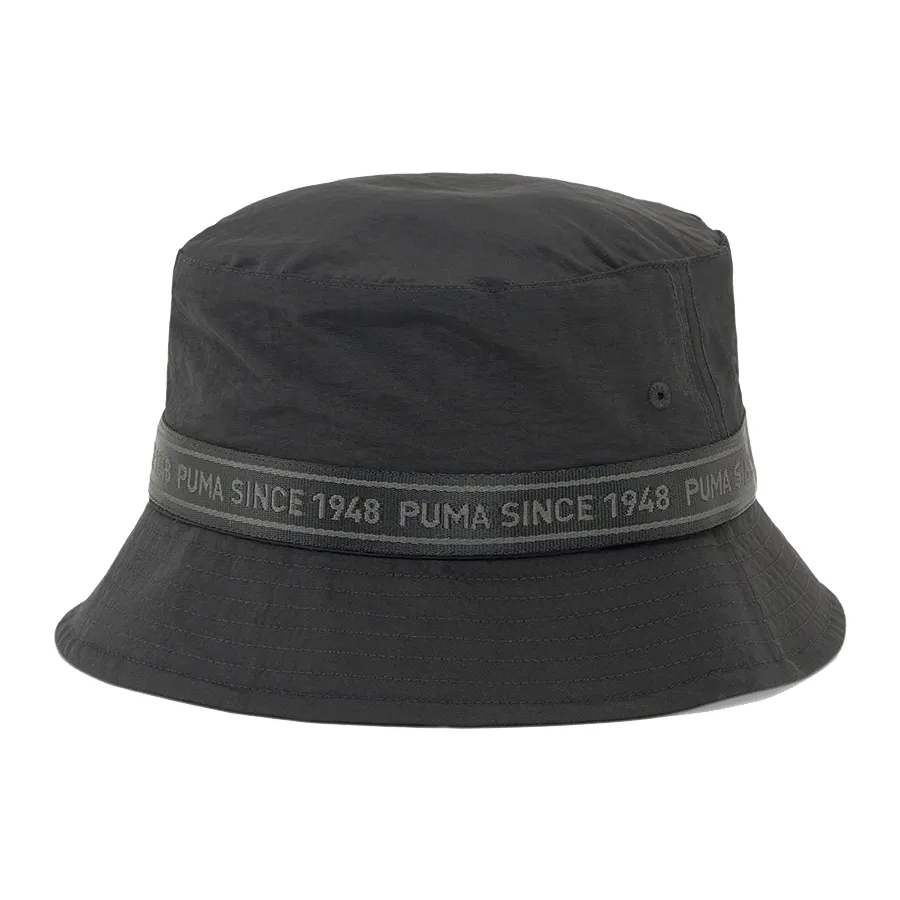 Mũ nón Puma Đen - Mũ Puma Prime Colourblocked Bucket Hat 024418_01 Màu Đen Size S - Vua Hàng Hiệu