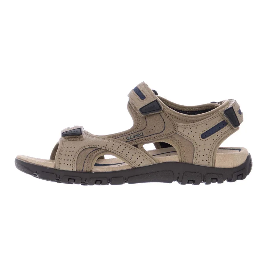 Giày Geox Nâu - Sandals Nam Geox U S.STRADA D Màu Nâu Nhạt Size 44 - Vua Hàng Hiệu