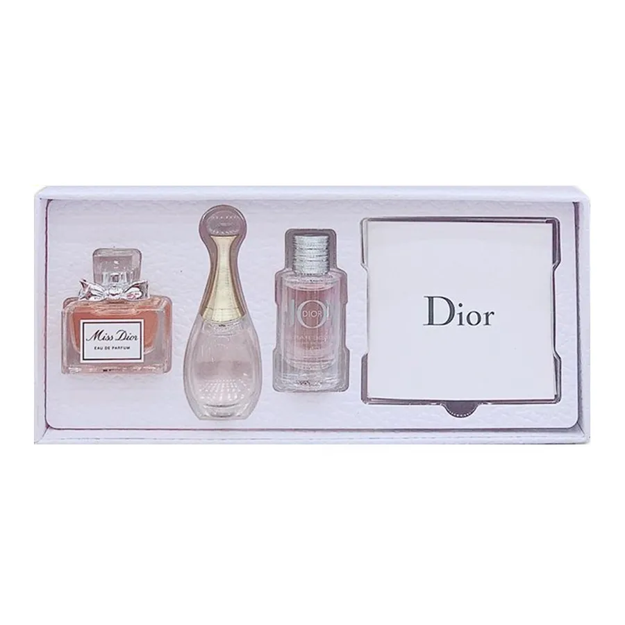 Bộ nước hoa Gift set Nam và Nữ Mini Dior 3pc  Lalacovn