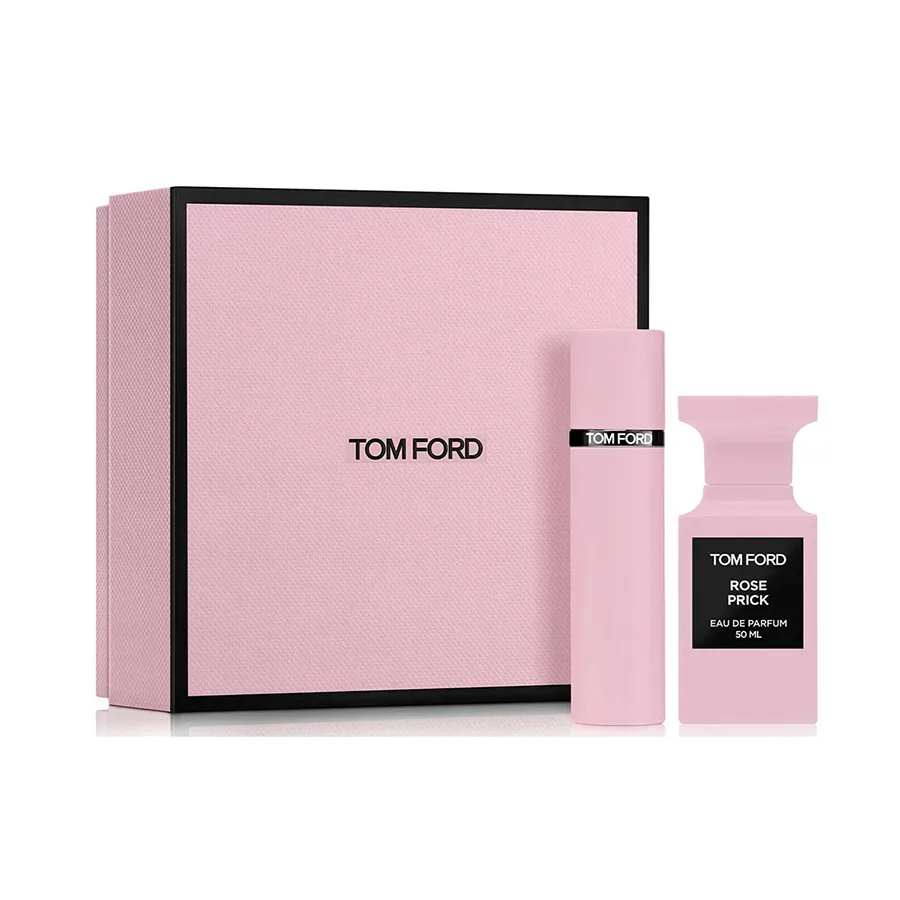 Nước hoa Tom Ford Nữ - Set Nước Hoa Nữ Tom Ford Rose Prick EDP Set 2 Món (50+10ml) - Vua Hàng Hiệu