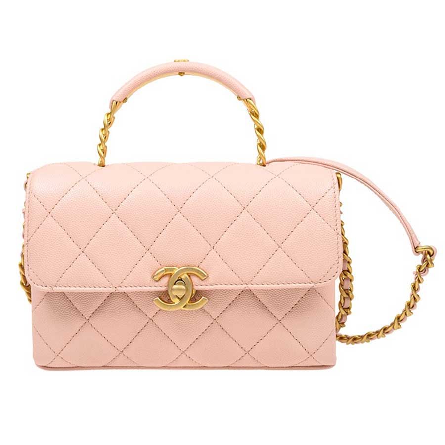 Mua Túi Đeo Chéo Nữ Chanel Mini Flap Bag With Top Handle As4008 B10890  94305 Màu Hồng - Chanel - Mua Tại Vua Hàng Hiệu H089188