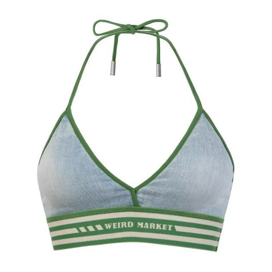 Mua Áo Ngực Weird Market Stripe Sport Bra Màu Xanh Weird Market Mua