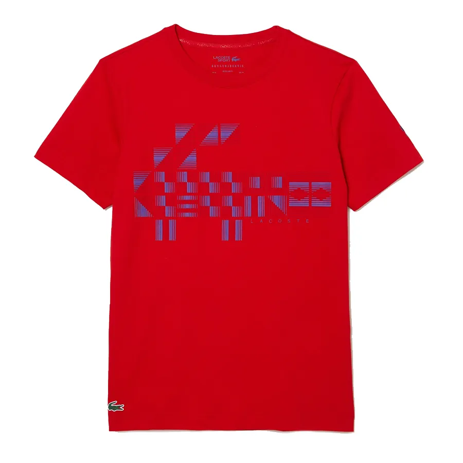 Áo Phông Nam Lacoste Men's Sport X Novak Djokovic Printed Tshirt