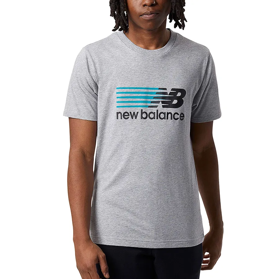 New Balance - Áo Phông Nam New Balance Tshirt NB Sport MT23904AG Màu Ghi - Vua Hàng Hiệu