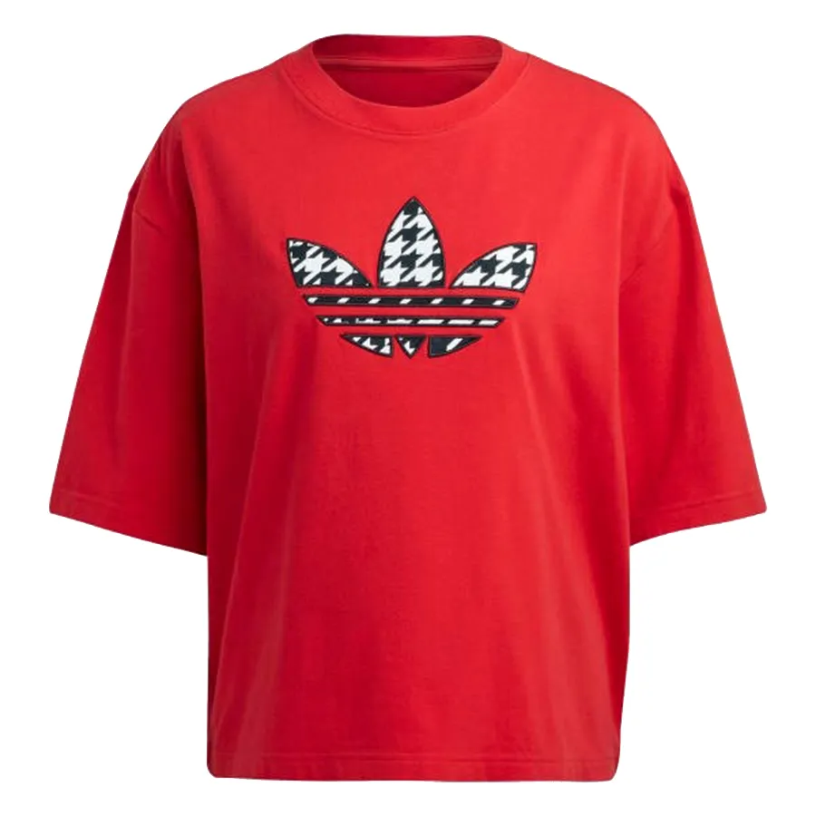 Adidas Đỏ - Áo Phông Nữ Adidas Logo Originals IC5143 Tshirt Màu Đỏ - Vua Hàng Hiệu