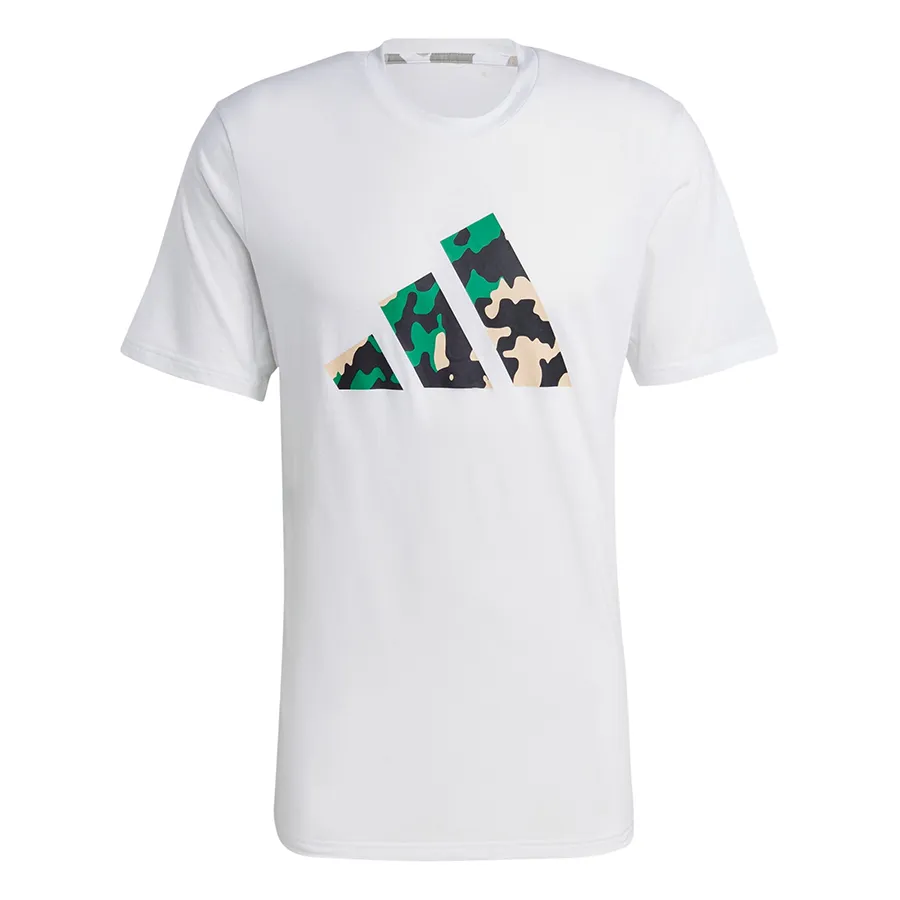 Áo Thun Nam Adidas Train Essentials Seasonal Logo Training Tee Tshirt IB8259 Màu Trắng Size S