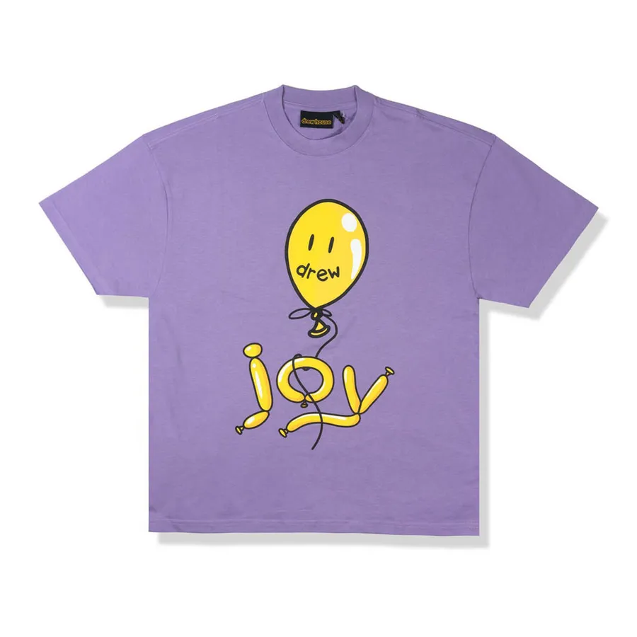 Áo Thun Unisex Drew House Joy SS T-Shirt Lavender Màu Tím