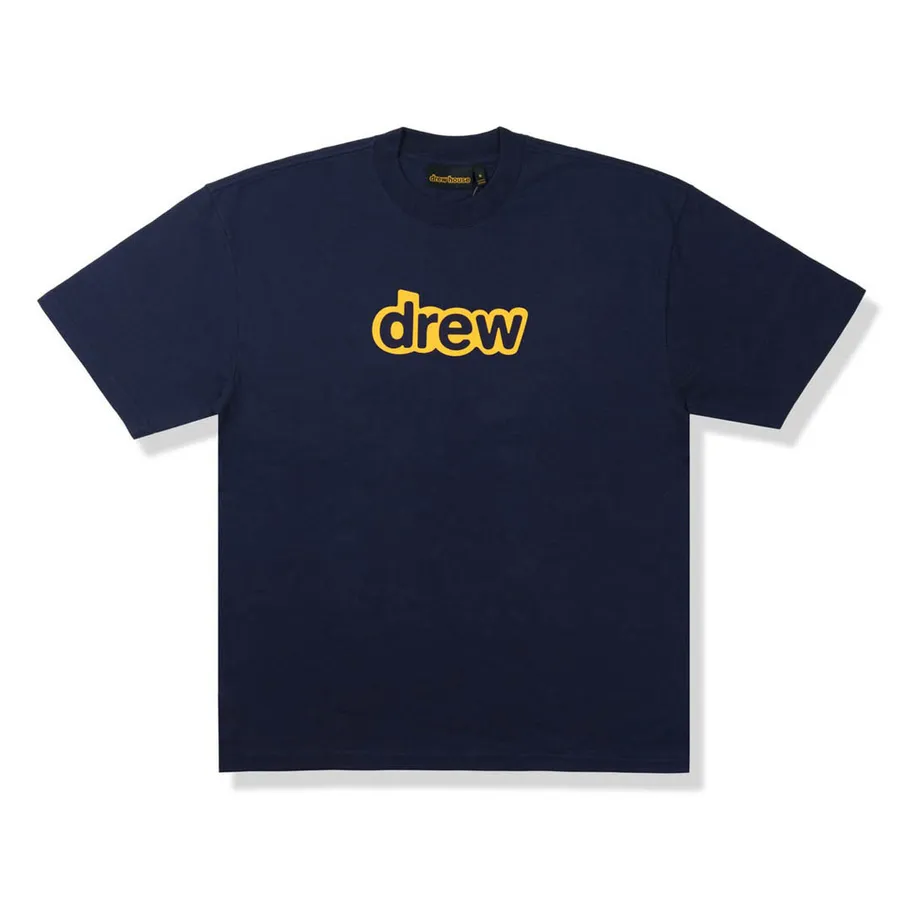 Áo Thun Unisex Drew House Secret Navy T-Shirt Màu Xanh Navy