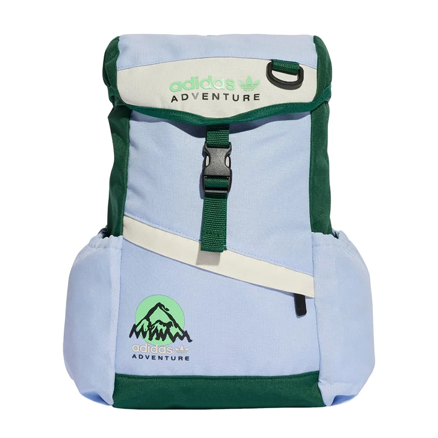 Túi xách Adidas Unisex - Balo Adidas Adventure Top-Loader Backpack IC2198 Màu Xanh - Vua Hàng Hiệu