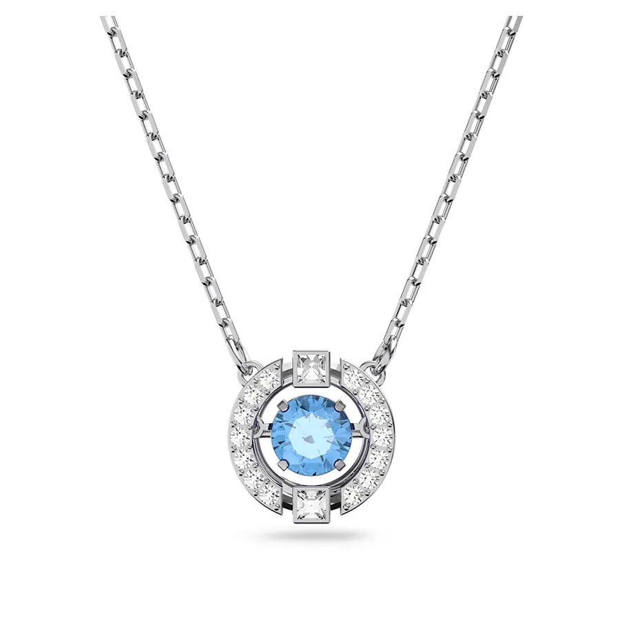 Dây Chuyền Nữ Swarovski Sparkling Dance Necklace 5279425 Màu Bạc