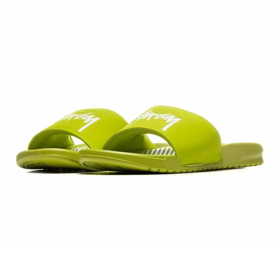 Dép Nike Stussy x Benassi 'Bright Cactus' CW2787-300 Màu Xanh Green