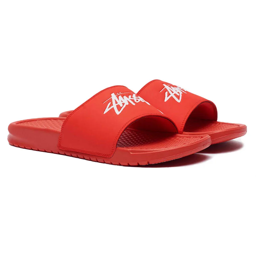 Dép Nike Stussy x Benassi 'Habanero Red' CW2787-600 Màu Đỏ | Vua