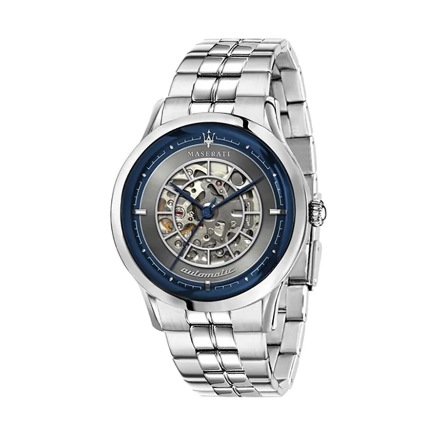 Maserati - Đồng Hồ Nam Maserati Ricordo Skeleton Dial Automatic R8823133005 Màu Xanh Bạc - Vua Hàng Hiệu