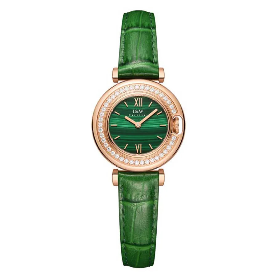 Đồng Hồ Nữ I&W Carnival 3011L4 Màu Xanh Lá