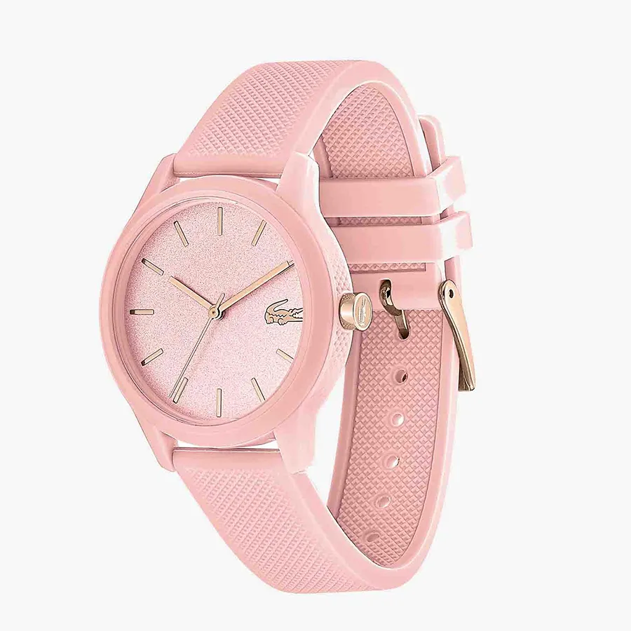 Đồng Hồ Nữ Lacoste Women's Pink Silicone Petit Piqué Strap