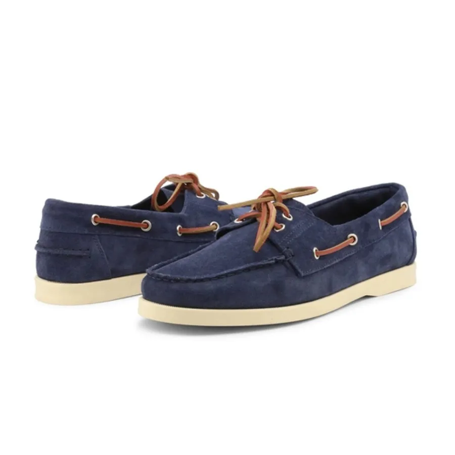 Giày Duca Di Morrone - Giày Lười Nam Duca Di Morrone Santiago-Cam_Royal Màu Xanh Navy Size 40 - Vua Hàng Hiệu