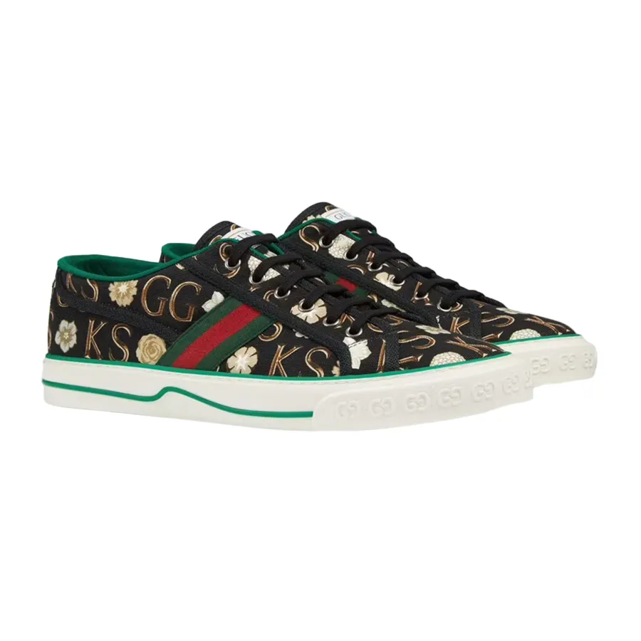 Giày Sneaker Nam Gucci Ken Scott Print Tennis 1977 Multicolor Phối