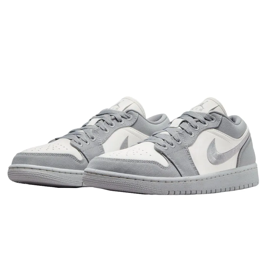 Giày Thể Thao Nike Air Jordan Low Light Steel Grey Sail White