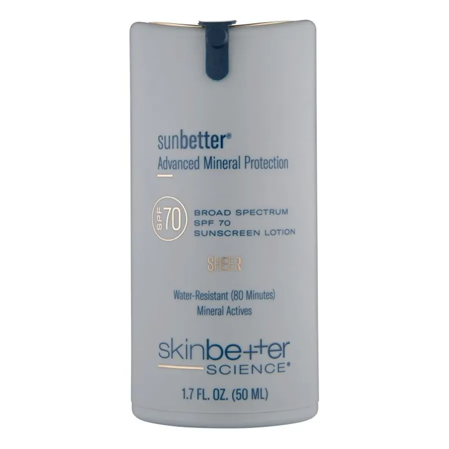 Kem Chống Nắng Skinbetter Science Sunbetter Sheer Broad Spectrum SPF70 Sunscreen Lotion, 50ml