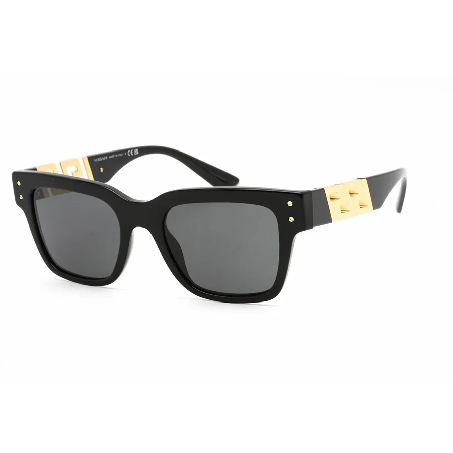 Kính Mát Versace Size 52mm Black Sunglasses VE4421-GB187-52 Màu Đen Xám