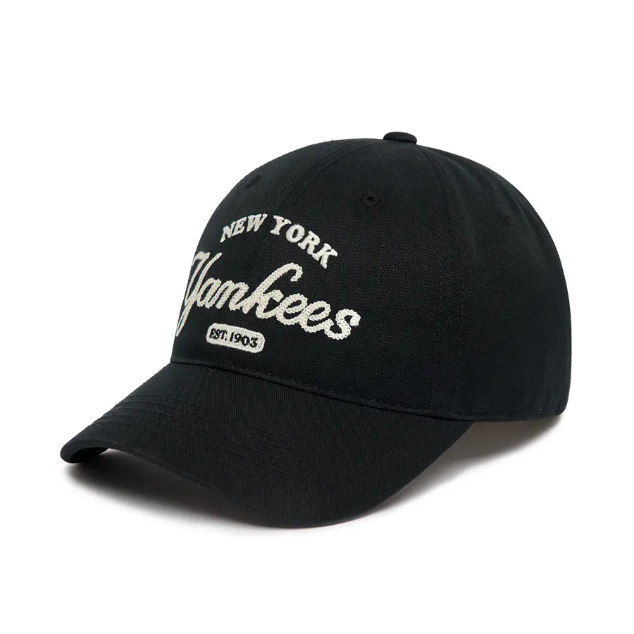 Mũ nón MLB Hàn Quốc - Mũ MLB Varsity Lettering New York Yankees 3ACPL033N-50BKS Màu Đen - Vua Hàng Hiệu