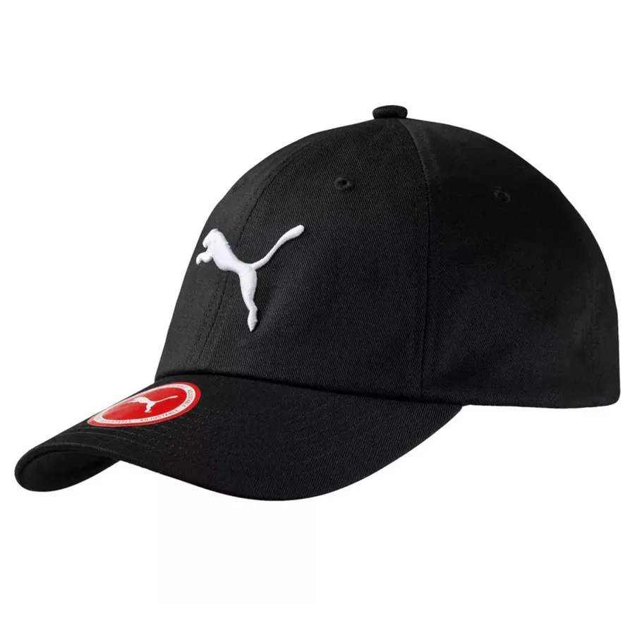 Mũ nón Puma Đen - Mũ Puma Curved Brim Essentials Black Adjustable Cap Màu Đen - Vua Hàng Hiệu
